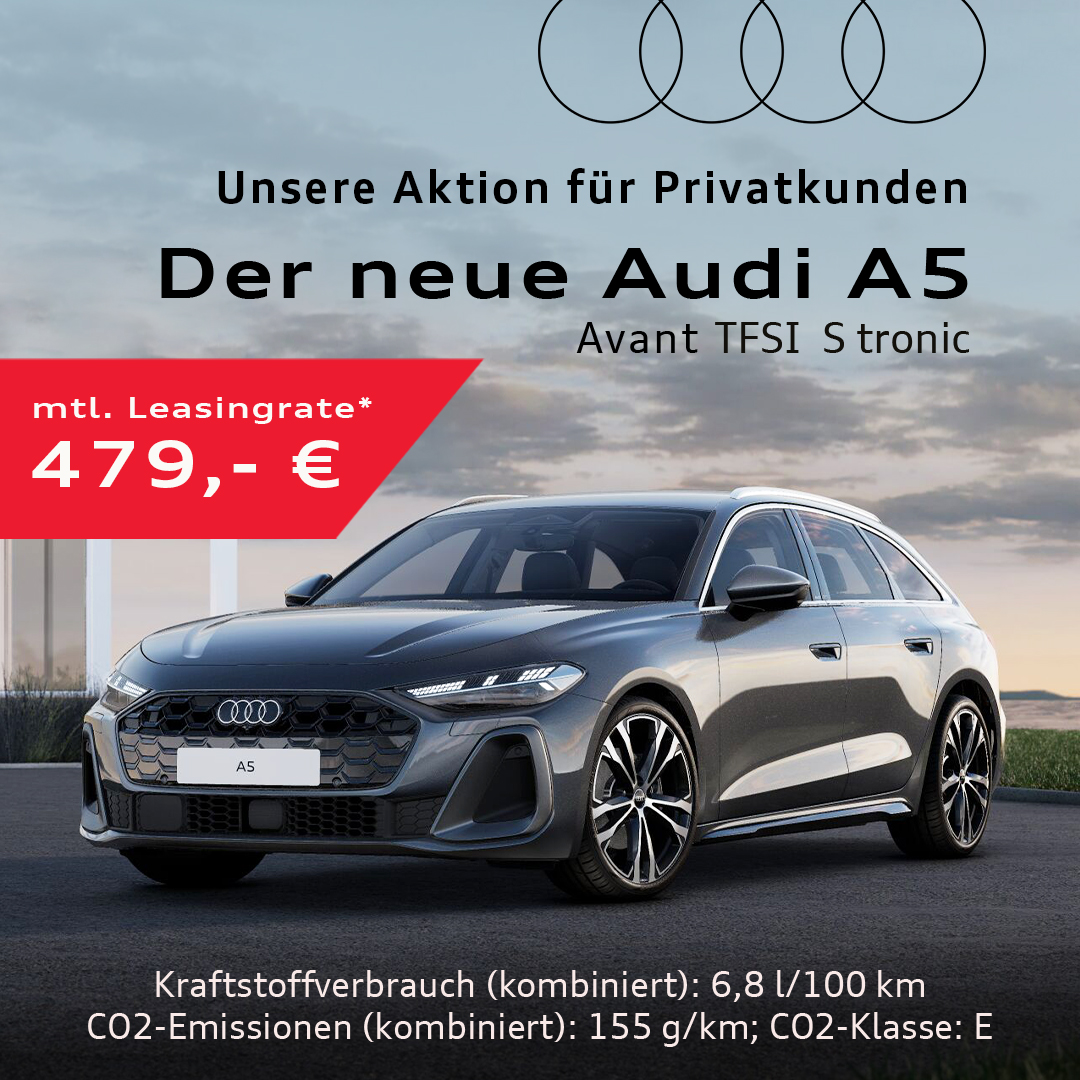 Audi A5 Avant TFSI S tronic Angebot mit Leasingrate